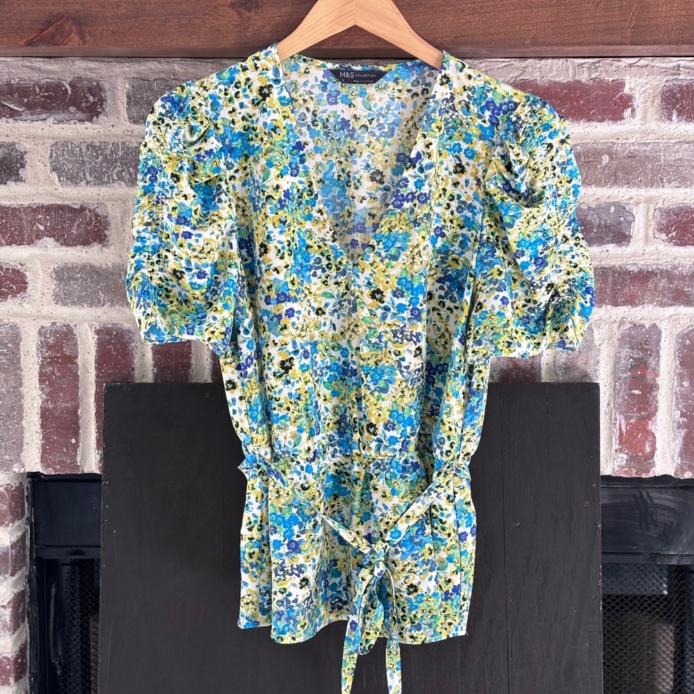 M&S Floral Top
